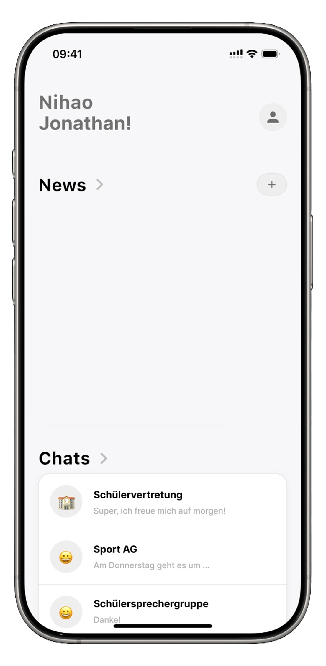 Smartphone-Mockup mit App-Screenshot